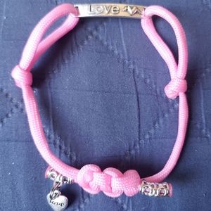 Pink Paracord Bracelet
